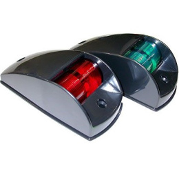 Огни бортовые TMC черный пластик, пара (10250517)